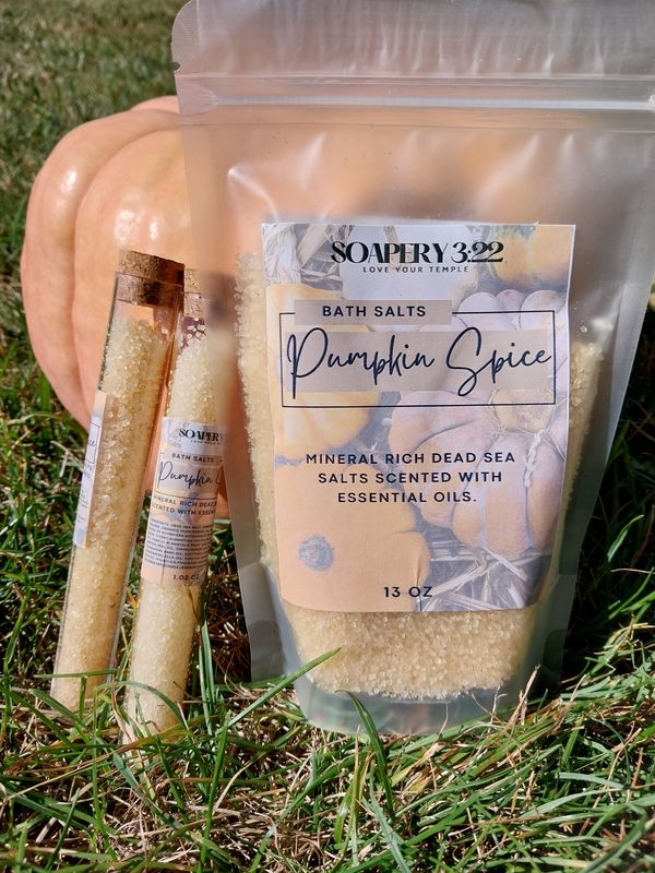 Pumpkin Spice Mineral Rich Bath Salts