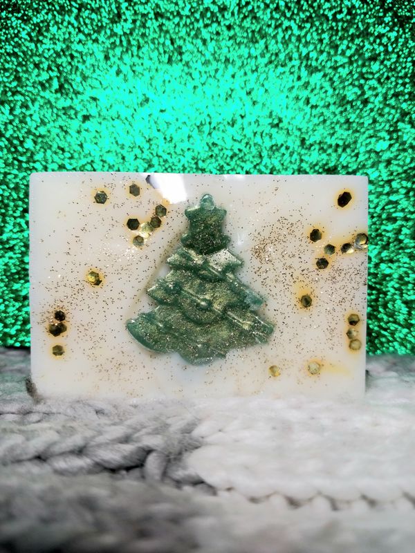 Sparkling Evergreen Goat Milk Soap