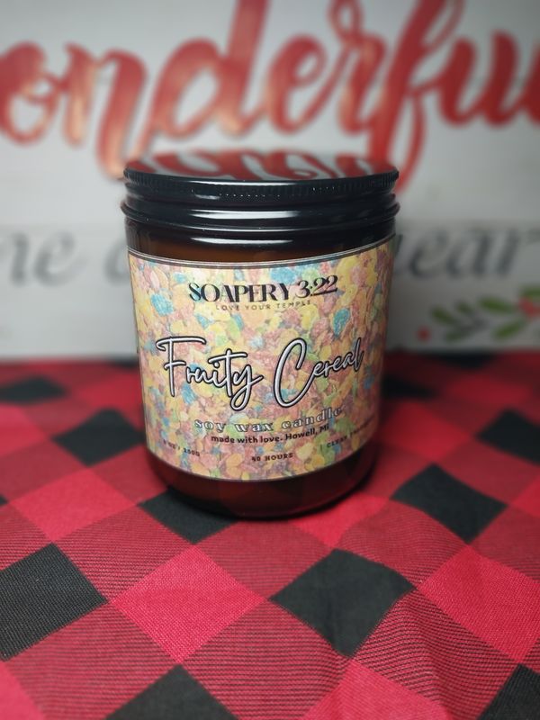 Fruity Cereal 8oz soy Candle
