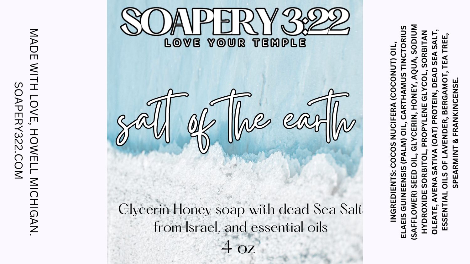 Salt Of The Earth Honey Soap