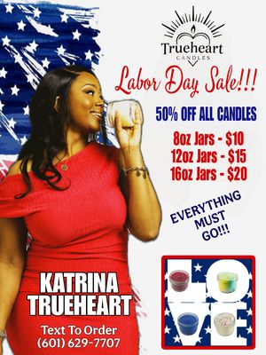 Labor Day Sale Candles