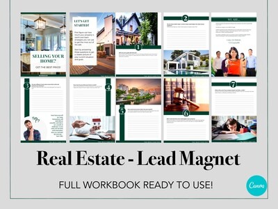 Real Estate Workbook, Lead Magnet - Sell your house for a better price
