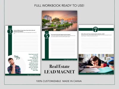 Real Estate Workbook, Lead Magnet - Sell your house for a better price