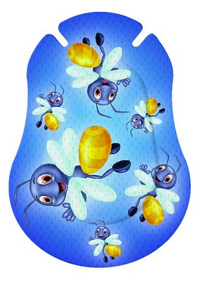 Akių pleistrai (10 vnt.) 2-4 m. vaikams 76x54 mm