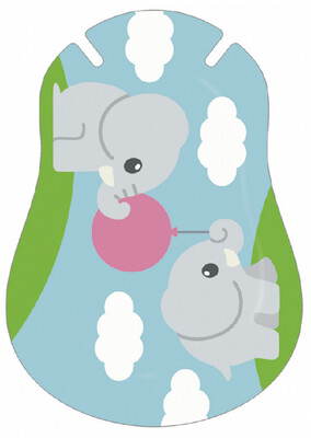 Akių pleistrai (10 vnt.) Vaikams iki 2 m. 67x50 mm