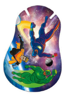 Akių pleistrai (10 vnt.) 2-4 metų vaikams 76x54 mm