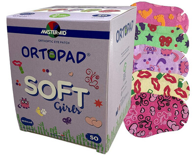 Akių pleistrai (50 vnt.)  2-4 metų vaikams  76x54 mm 3D efektas