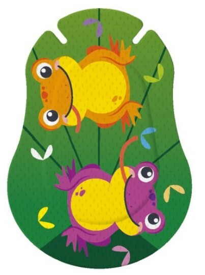 Akių pleistrai (10 vnt.) 2-4 m. vaikams 76x54 mm