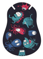 Akių pleistrai (10 vnt.) 2-4 m. vaikams 76x54 mm