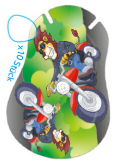 Akių pleistrai (10 vnt.) Vaikams nuo 4 m. 85x59 mm