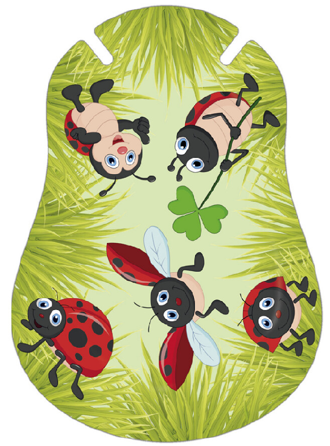 Akių pleistrai (10 vnt.) 2-4 m. vaikams 76x54 mm