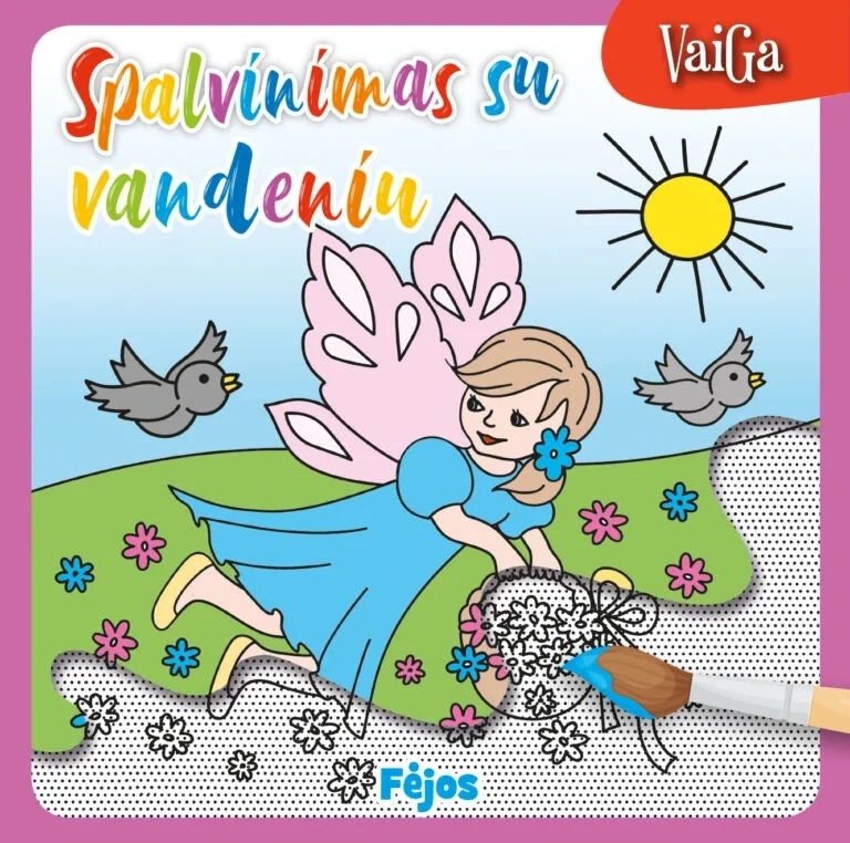 Spalvinimas su vandenius. Fėjos