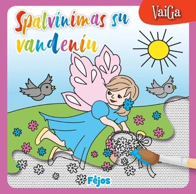 Spalvinimas su vandenius. Fėjos