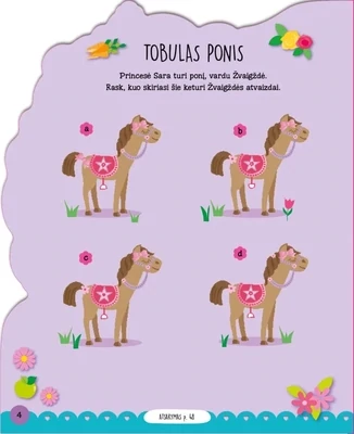 Tobulos princesės. Veiklos knyga