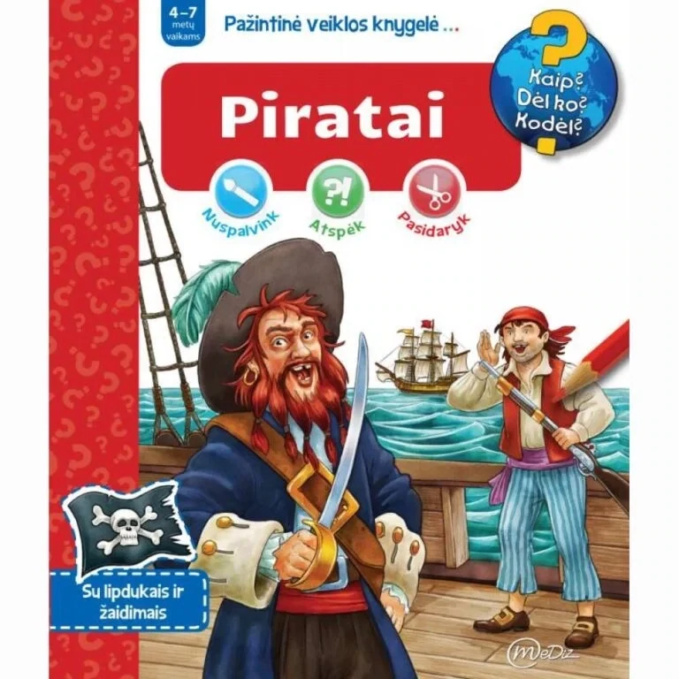 Piratai. Pažintinė veiklos knygelė…
