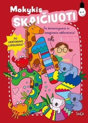 Mokykis skaičiuoti. Su vertinimo lipdukais