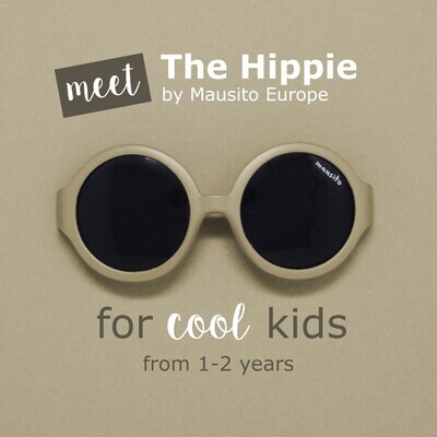 THE HIPPY saulės akiniai
1-2 metų vaikams. 
Lankstus rėmelis ir reguliuojamas dirželis