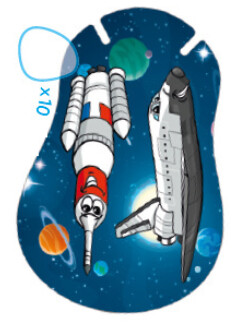 Akių pleistrai (10 vnt.) Vaikams nuo 4 m. 85x59 mm