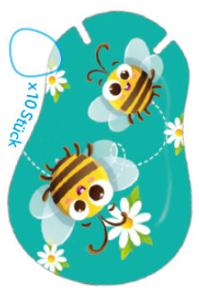 Akių pleistrai (10 vnt.) Vaikams nuo 4 m. 85x59 mm