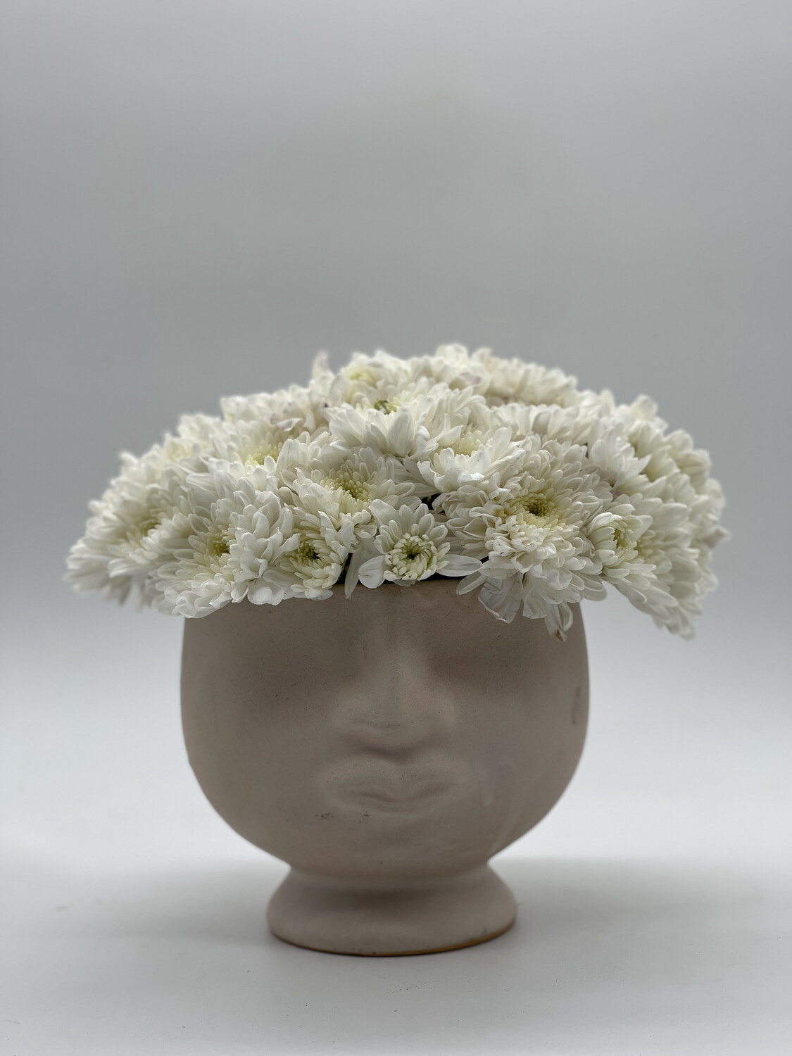 White Head Pot