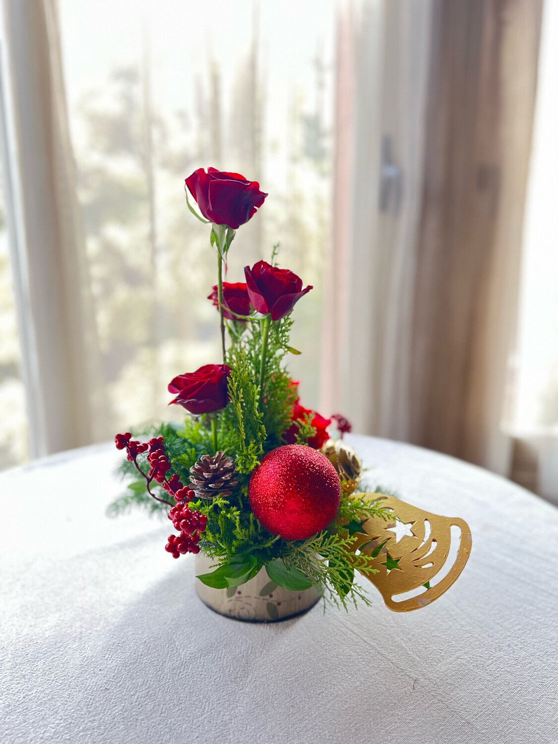 The Red And Golden Arrangement