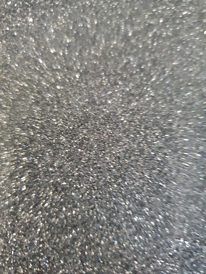 Silver glitter htv