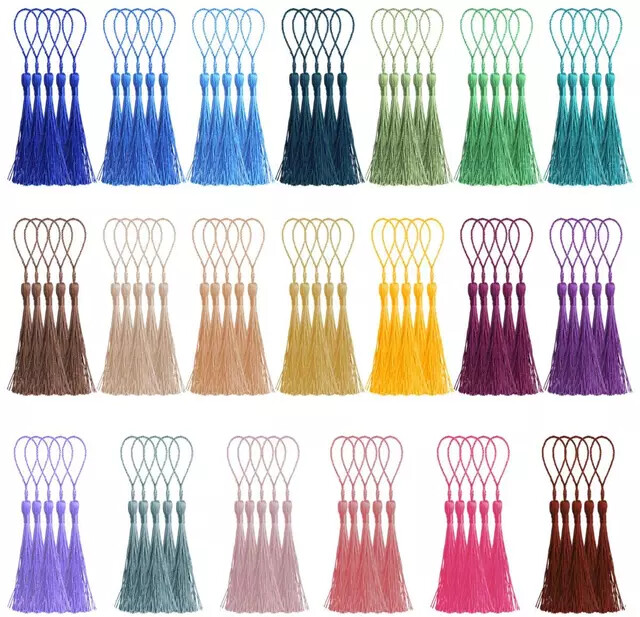 Silky Handmade Soft Craft Mini Tassels