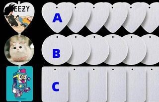 Sublimation Felt air fresher