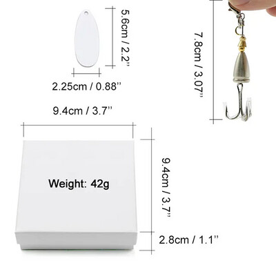 Sublimation fish spinner