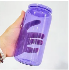 Glass yelly 16 0Z purple