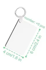 Double sided key ring