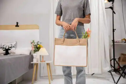 Tote sublimation Canvas  bag