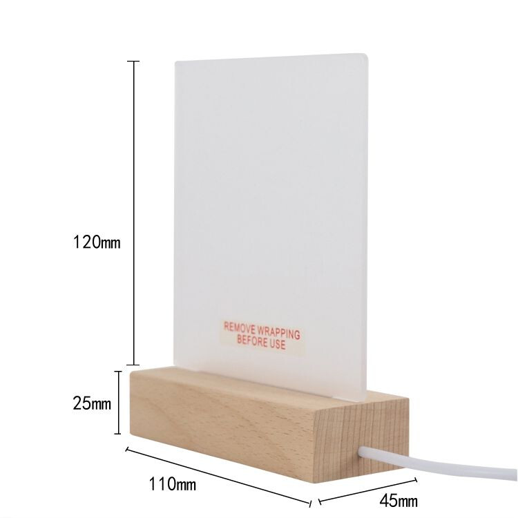 USB Acrylic acrylic lamp not sublimation