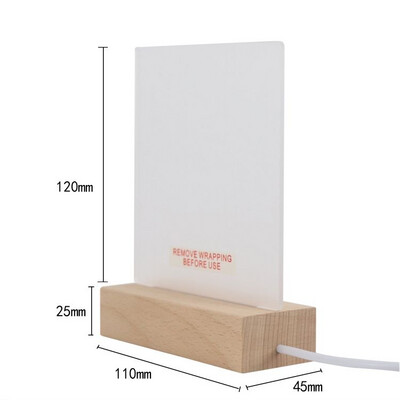 USB Acrylic acrylic lamp not sublimation