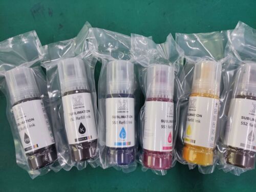 Sublimatio Ink Refill For Epson 8550 T552 Set of 6