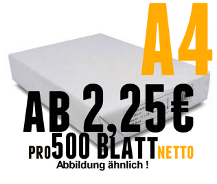 Kopier-und Druckerpapier DinA4 210x297mm SB 80 g weiß GK 500 Kopier-und Druckerpapier DinA4 210x297mm SB 80 g weiß GK 500