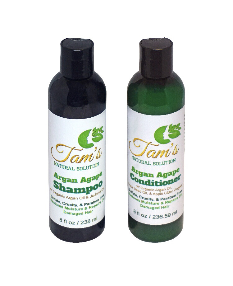 Argan Agape Shampoo &amp; Conditioner Set 8oz.