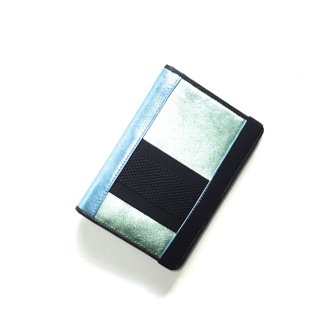 PASSPORT Wallet, Color: iceGreen/Blue metalise