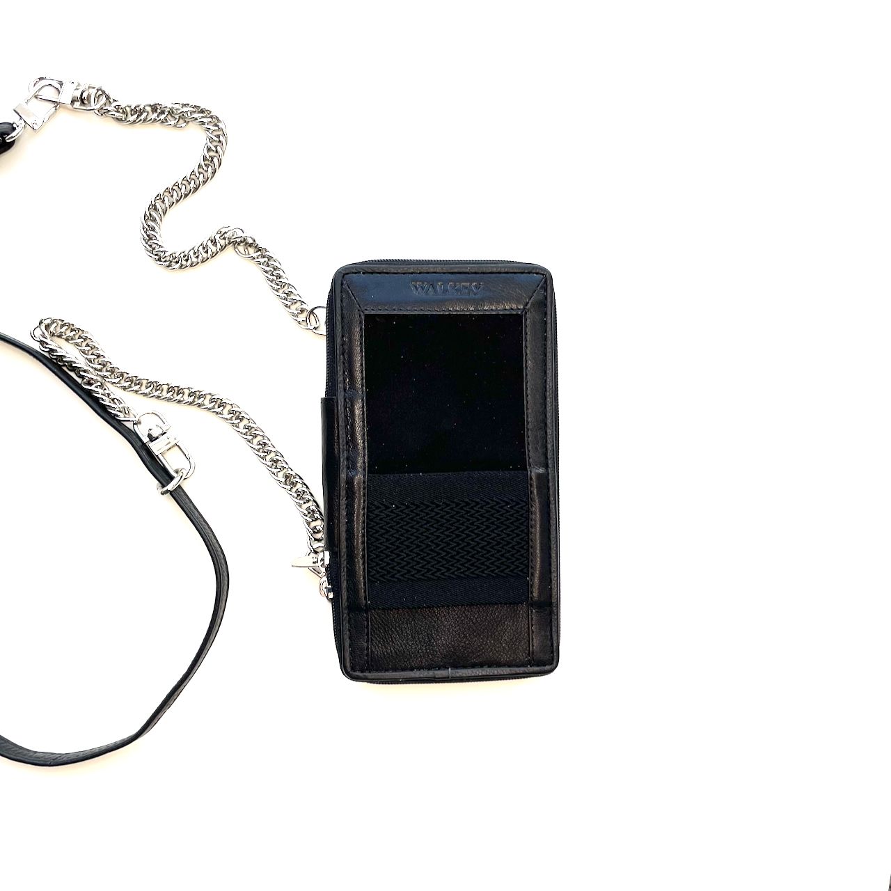Phone Necklace and Case - black suede, Farbe: black suede