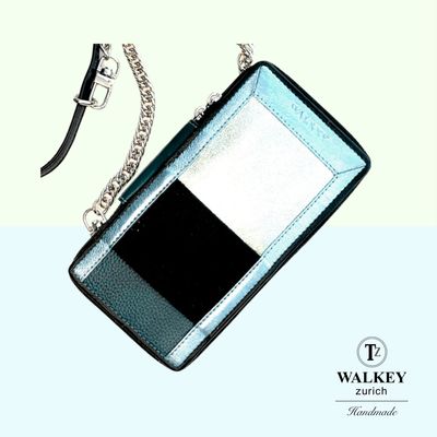 Phone Necklace and Case - Green.Metalic