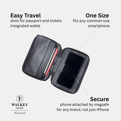 phonecase & wallet - black