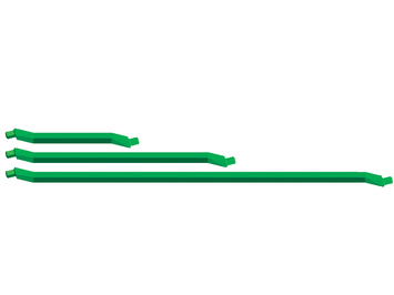 Zometool Streben/Struts Green Lines &#39;Booster Pack&#39;