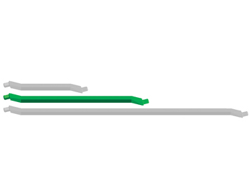 Zometool Streben/Struts Green G1