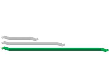 Zometool Streben/Struts Green G2