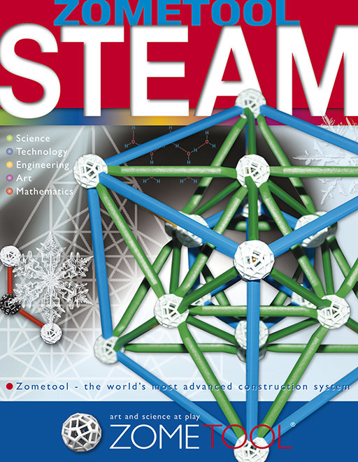 STEAM Bausatz mit 1.909 Zometool Teilen