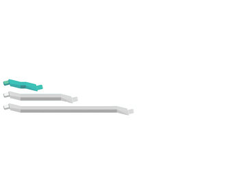 Zometool Streben/Struts Half-Green HG0