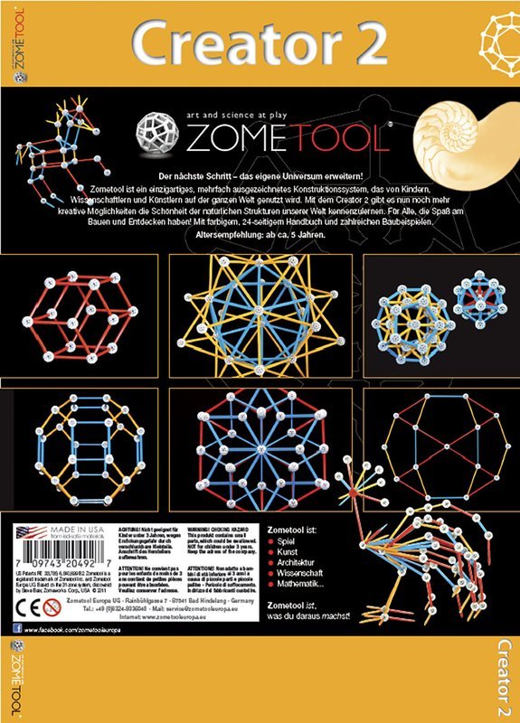 Creator 2 - the next step into the Zometool Universe.