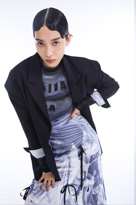 The Mirror - Oversize Padded Black Blazer