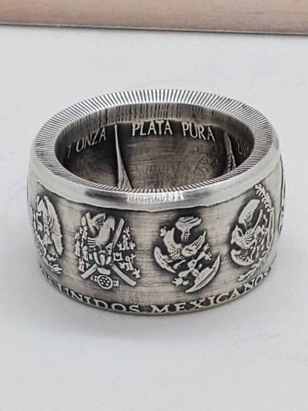1oz Mexican Libertad Coin Ring