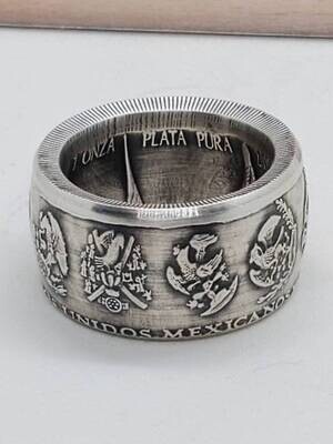 1oz Mexican Libertad Coin Ring